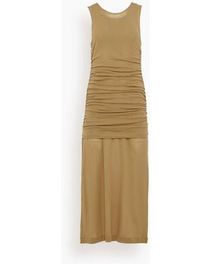 BITE STUDIOS Romana Layered Tank Dress - Natural