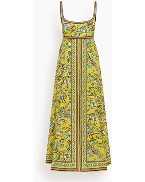 ALÉMAIS Fish Sticks Sundress - Yellow
