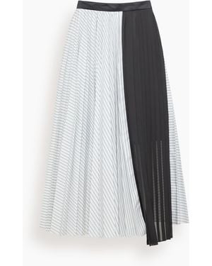 Sacai Poplin Skirt - Gray