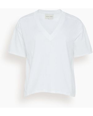Loulou de Saison Faaa V-Neck T-Shirt - White