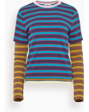 STAUD Dillon Tee - Blue