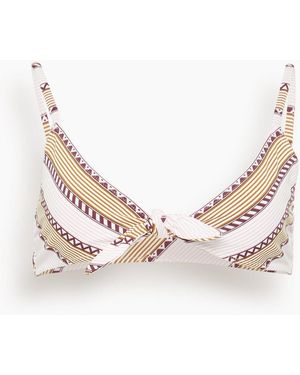 lemlem Sara Tie Front Top - White