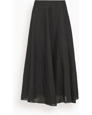 Apiece Apart Primavera Drape Skirt - Black