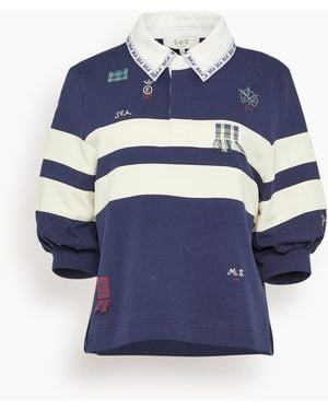 Sea Claira Rugby Shirt - Blue