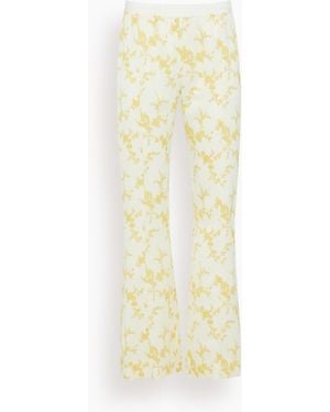 BITE STUDIOS Relaxed Printed Trouser - Yellow