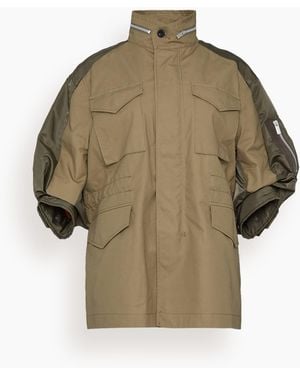 Sacai Cotton Weather Jacket - Natural