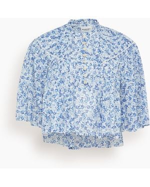 Isabel Marant Veelia Top - Blue