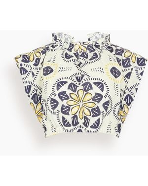 lemlem Muna Ruched Crop Top - Multicolor