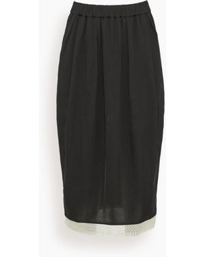 Maria McManus Lace Tulip Skirt - Black