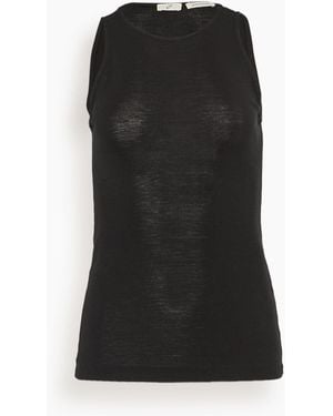 BITE STUDIOS Fine Wool Tank Top - Black