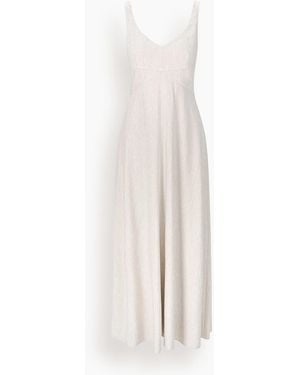 STAUD Madison Linen Dress - White
