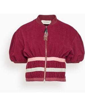 Hellessy Zora Zip-Up Jacket - Red