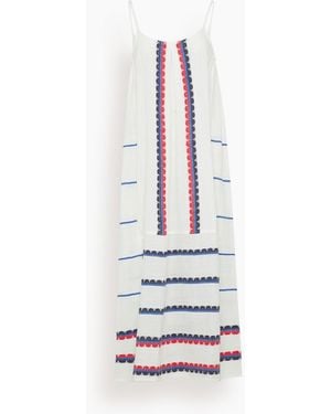 lemlem Nia Slip Dress - White