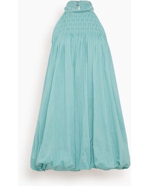 Sea Halter Mini Dress - Blue