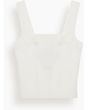 Jonathan Simkhai Madine Tank Top - White