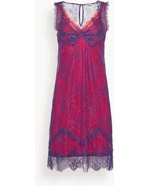 STAUD Vega Dress - Purple
