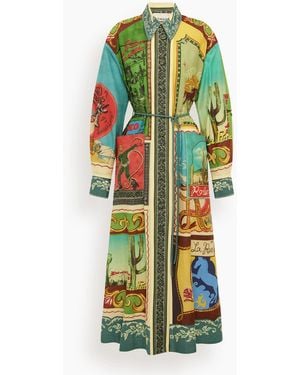 ALÉMAIS Ace Shirtdress - White