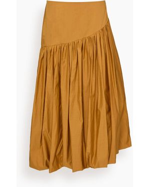 Calcaterra Long Balloon Skirt - Natural
