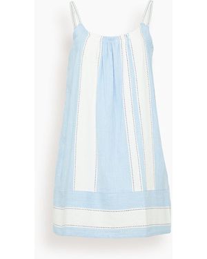 lemlem Zina Swing Dress - Blue