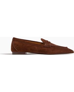 R13 Pointed Toe Loafer - Brown