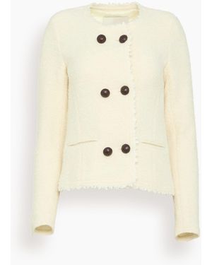 Isabel Marant Suely Boucle Blazer - Natural