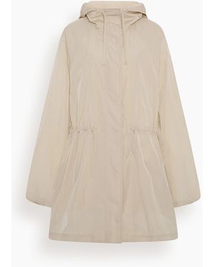 Another Tomorrow Recycled Nylon Anorak - Natural