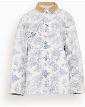 R13 Relaxed Chore Jacket - White