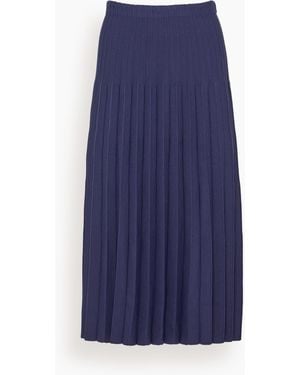 STAUD Lena Skirt - Blue
