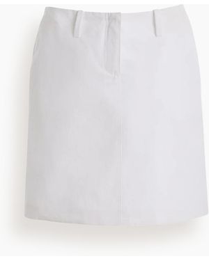 Brandon Maxwell The Rhea A-Line Skirt - White