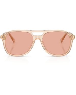 Brunello Cucinelli Acetate Aviator Sunglasses - Pink