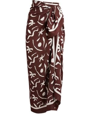 Matteau Silk Sarong - Brown