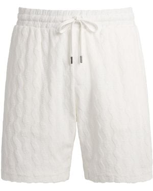 Frescobol Carioca Terry Cotton Augusto Shorts - White