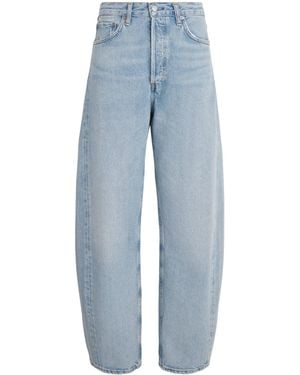 Agolde Luna Pierced Tapered Jeans - Blue