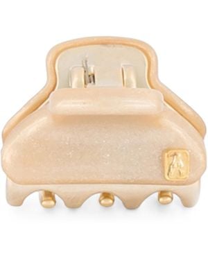 Alexandre De Paris Plated Mini Claw Hair Clip - Natural