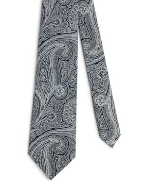 dunhill Silk Paisley Tie - Grey