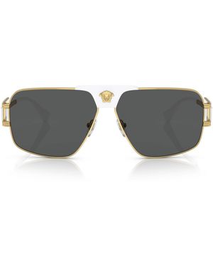 Versace Steel 0Ve2251 Sunglasses - Grey