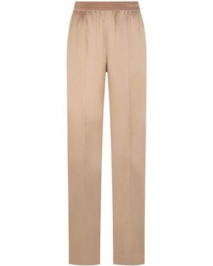 Tom Ford Silk Satin Pyjama Trousers - Natural