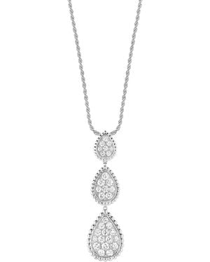 Boucheron And Diamond Three-Motif Serpent Bohème Necklace - Metallic