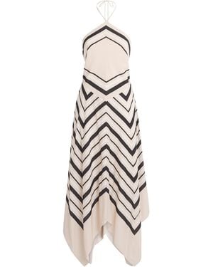 Jonathan Simkhai Halterneck Hera Midi Dress - White
