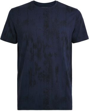 Derek Rose Printed London T-Shirt - Blue