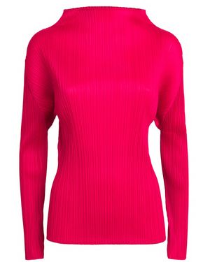 Pleats Please Issey Miyake Long-Sleeve New Colourful Basics 4 Top - Pink