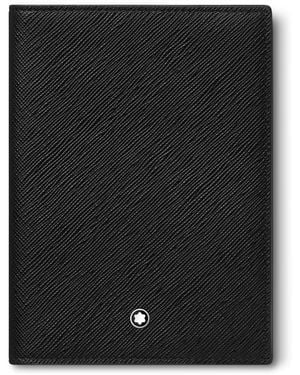 Montblanc Leather Sartorial Passport Holder - Black