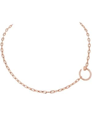 Cartier And Diamond Juste Un Clou Chain Necklace - Metallic