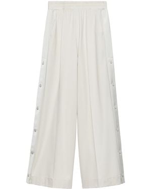MAX&Co. Cotton Jersey-Blend Joggers - White