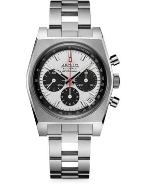 Zenith Stainless Steel Chronomaster Watch - Metallic