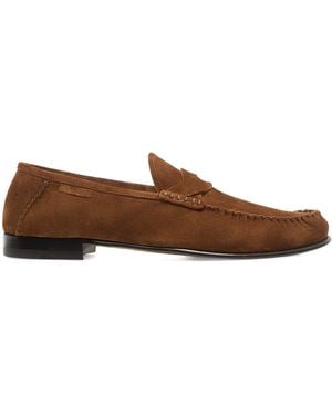 Tom Ford Suede Loafers - Brown