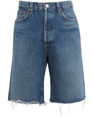 Agolde Denim Anson Shorts - Blue