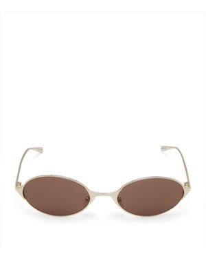 McQueen Metal Sunglasses - Brown