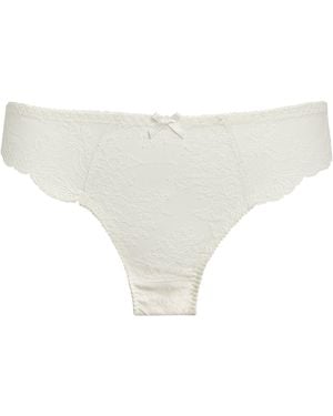 Aubade Dans Des Sens Lace Bikini Briefs - White