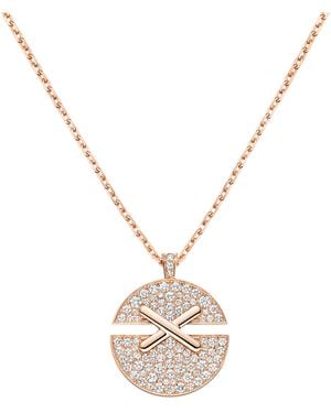 Chaumet Medium And Diamond Jeux De Liens Harmony Pendant Necklace - Metallic